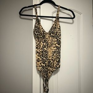 CUPSHE cheetah bodysuit